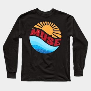 Proud Muse To Be Thanksgiving Name Birthday Style Long Sleeve T-Shirt